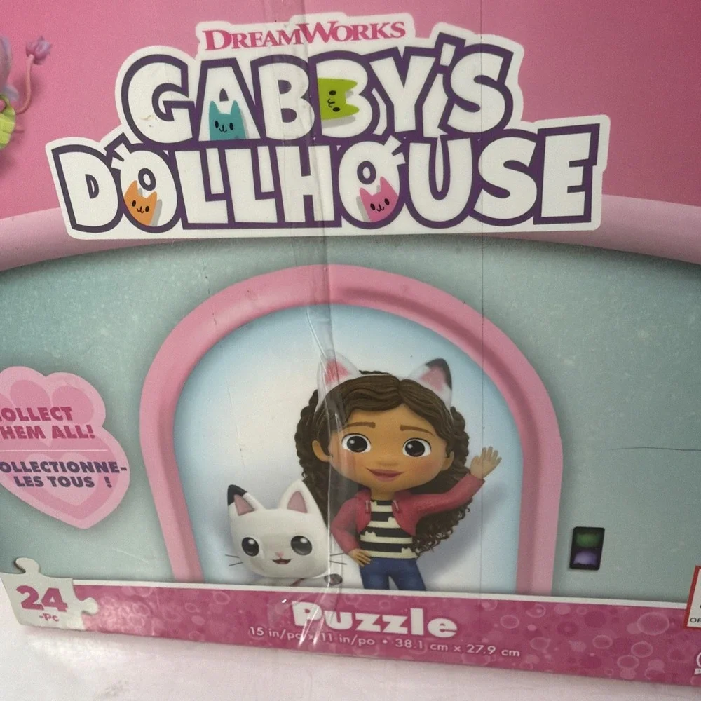 Gabbys Dollhouse 24 piece PUZZLE Collection Spinmaster Ages 3+